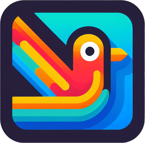 FLAPPY BIRD Png.
Single Game Texture. In-Game asset. 2d. Blank background. High contrast. No shadows.