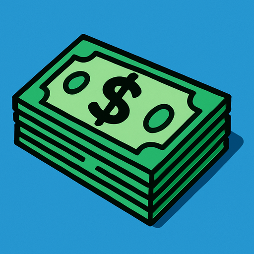 do it a try money.
In-Game asset.  2d.  High contrast.  No shadows