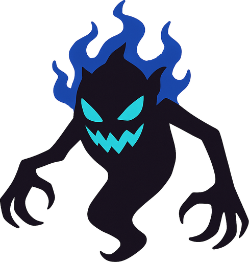 shadowCreature.
In-Game asset.  2d.  High contrast.  No shadows