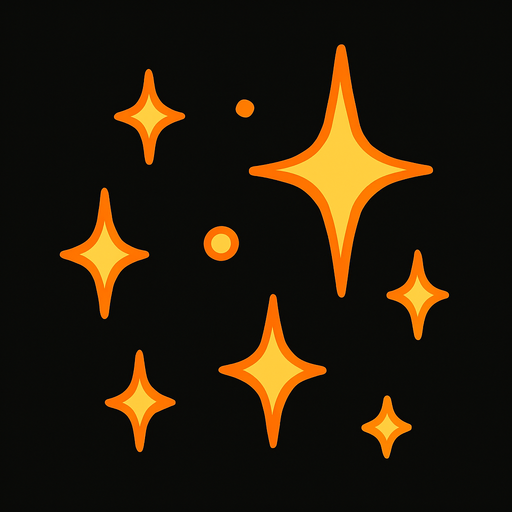 little sparks.
In-Game asset.  2d.  High contrast.  No shadows