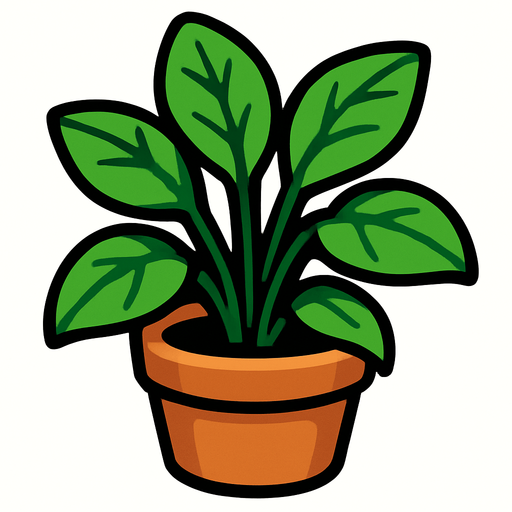 plantDecoration.
In-Game asset.  2d.  High contrast.  No shadows