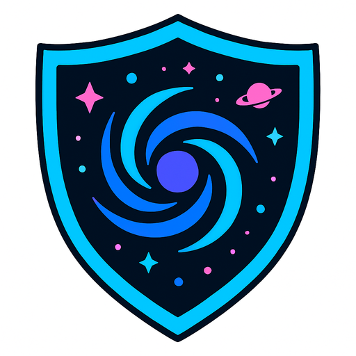 galaktic shield 2d.
In-Game asset.  2d.  High contrast.  No shadows