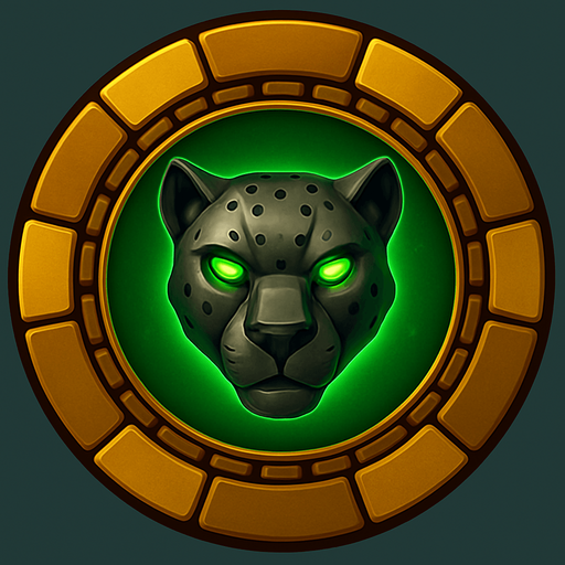 Change the background color in the center and the cheetahs eyes to green.