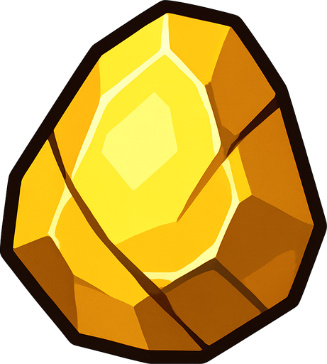 Pierre element lumière.
In-Game asset.  2d.  High contrast.  No shadows