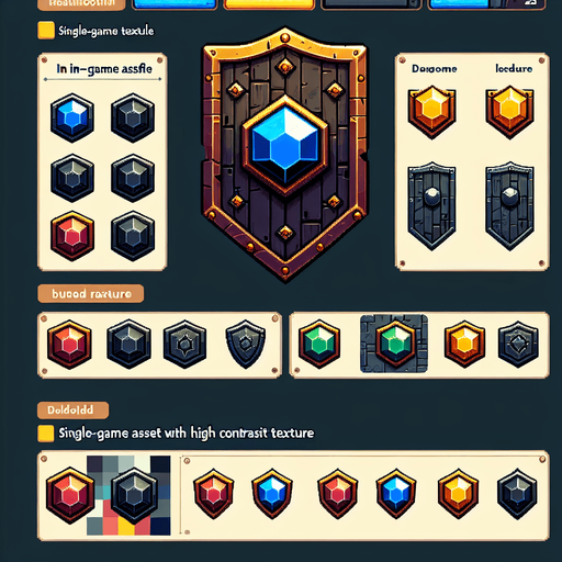 shild.
Single Game Texture.  In-Game asset.  2d.  Blank background.  High contrast.  No shadows