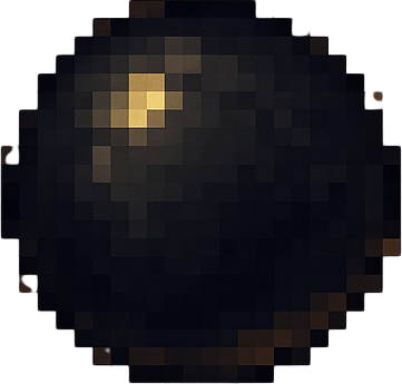 16 bit image black dark lighting orb ball
In-Game asset.  2d.