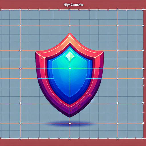Shield.
Single Game Texture.  In-Game asset.  2d.  Blank background.  High contrast.  No shadows