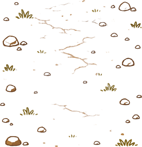 dirt ground. rpg. 2d. no shadows.