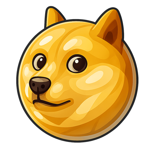 Head of doge meme. face shaped as a marble shaped face made in blender 3D. 
In-Game asset.  2d.  High contrast.  No shadows