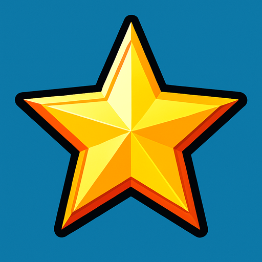 Star.
In-Game asset.  High contrast.  No shadows