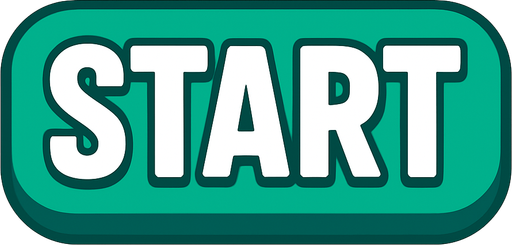 Make a starting buton.
In-Game asset.  2d.  High contrast.  No shadows