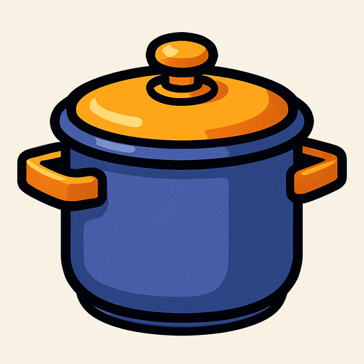 Tencere.
In-Game asset.  2d.  High contrast.  No shadows