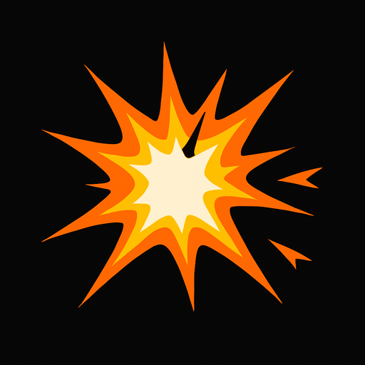 Give me an animation of a hit..
In-Game asset.  2d.  High contrast.  No shadows