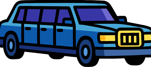 limuzin.
In-Game asset.  2d.  High contrast.  No shadows