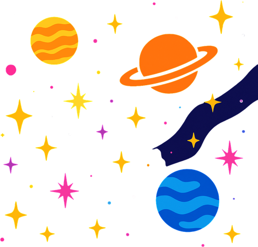 2d space bg.
In-Game asset.  2d.  High contrast.  No shadows