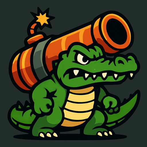 Bombardilo crocodilo.kasası yap.
In-Game asset.  2d.  High contrast.  No shadows