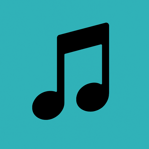 Music, icon, yazısız, gerçekçi.
In-Game asset.  High contrast.  No shadows