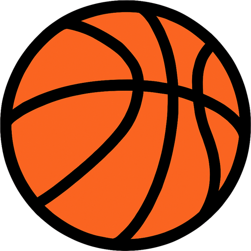 BASKETBALL.
In-Game asset.  2d.  High contrast.  No shadows