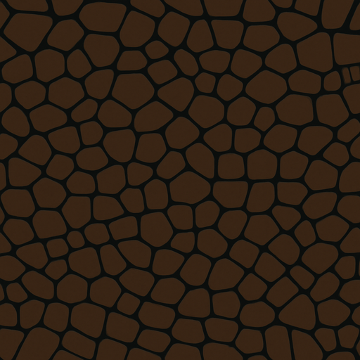 make the stones dark brown