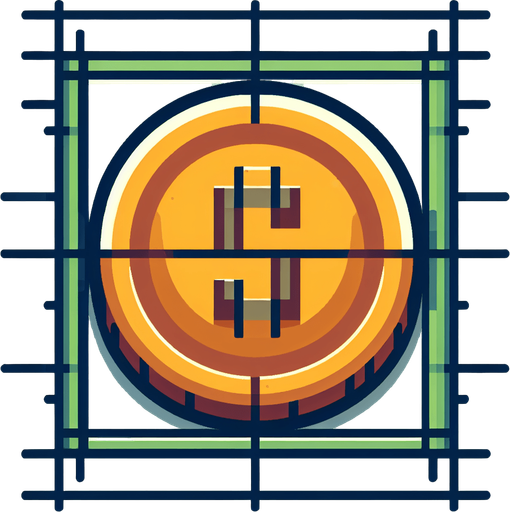 Single Game Texture. In-Game asset. 2D coin from a side view. A coin with a rectangular shape, featuring distinct long and short edges instead of a perfect circle. Blank background, high contrast, no shadows.