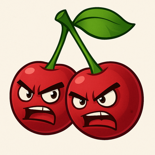 Cherrybomb del videojuego plantas vs zombies.
In-Game asset.  No shadows