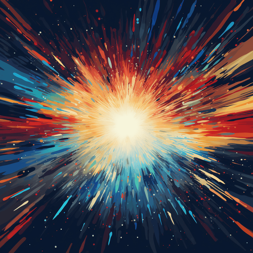 Multi color chaotic noise, primary colors. Rays from the center. Darker center
Single Game Texture. In-Game asset. 2d. Pixelart. Low detail. High contrast.