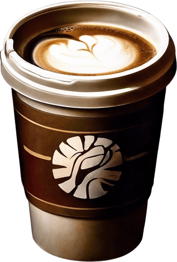 Have the coffee cup open at the top