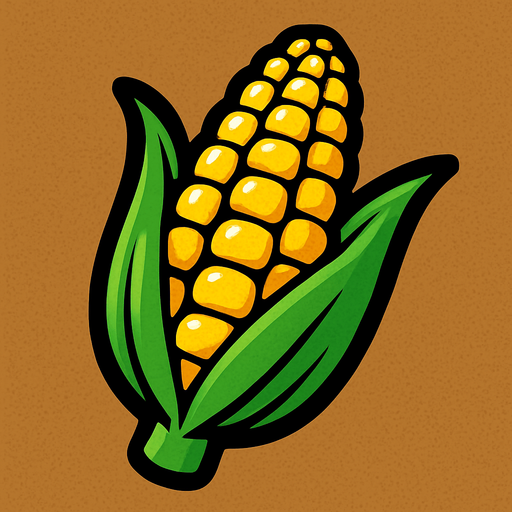 maiz.
In-Game asset.  2d.  High contrast.  No shadows