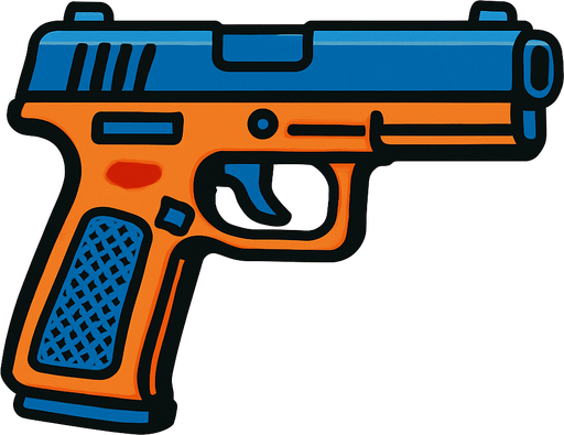 silah.
In-Game asset.  2d.  High contrast.  No shadows