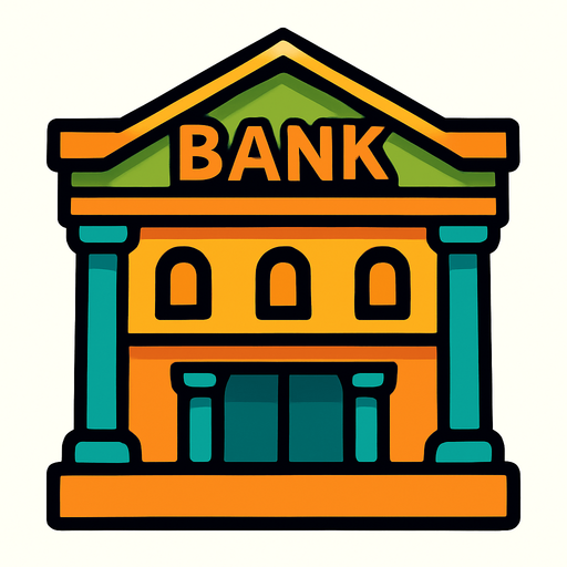 2d banka.
In-Game asset.  2d.  High contrast.  No shadows