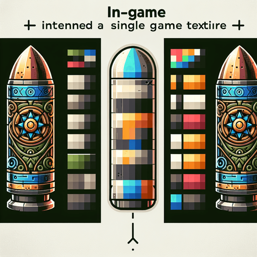 MG bullet 2D(flat and have colors).
Single Game Texture. In-Game asset. 2d. Blank background. High contrast. No shadows.