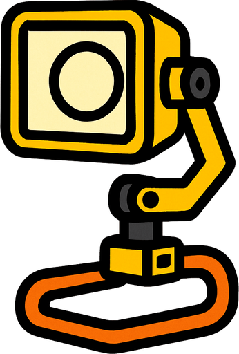 work lamp.
In-Game asset.  2d.  High contrast.  No shadows