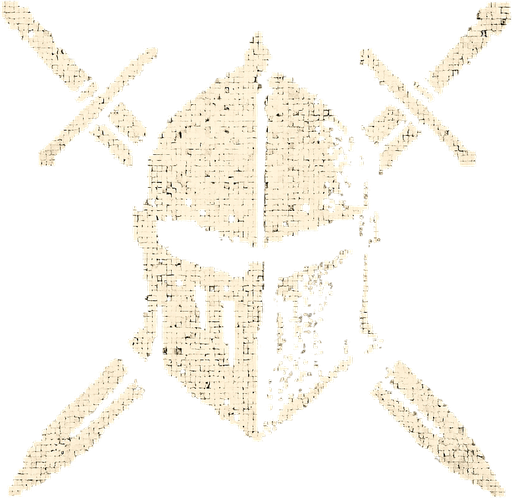 Warrior logo Dark souls style 2d pixel art.
In-Game asset.  2d.  High contrast.  No shadows