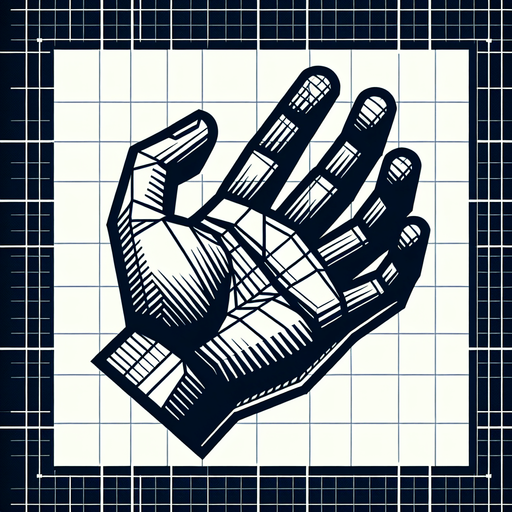 hand.
Single Game Texture.  In-Game asset.  2d.  Blank background.  High contrast.  No shadows
