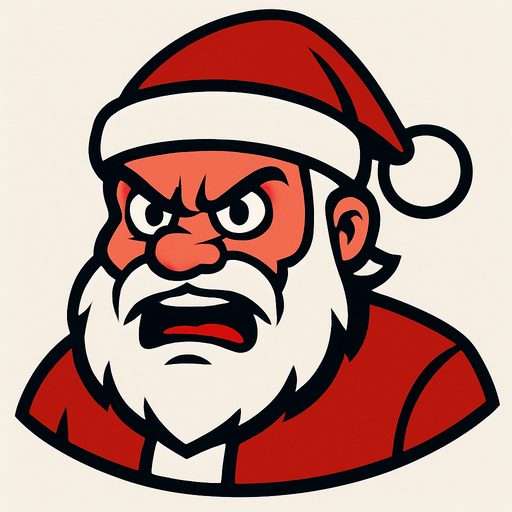 Santa angry
In-Game asset.  2d.  High contrast.  No shadows