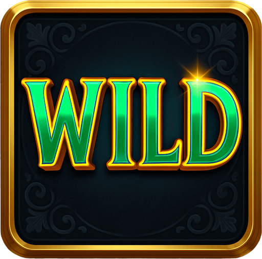 Crea un asset visual completo para el símbolo 'W' (Wild/Comodín) de Megaways, directamente sobre su panel de fondo.

Diseño General:

Forma: Un panel cuadrado o ligeramente redondeado.

Fondo del Panel: Terciopelo oscuro (negro o azul noche) o un metal pulido muy oscuro.

Borde: Un borde elegante dorado o plateado alrededor del panel.

Detalles del Fondo: Puede tener un patrón sutil de filigrana de casino en las esquinas del panel.

Símbolo Central (la palabra 'WILD'):

La palabra 'WILD' en una fuente llamativa y dinámica, posicionada centralmente.

Colores: Vibrantes (ej. verde esmeralda brillante, azul eléctrico) con un contorno dorado o un efecto de arcoíris.

Puede tener un pequeño destello o un aura de energía..
In-Game asset.  2d.  High contrast.  No shadows