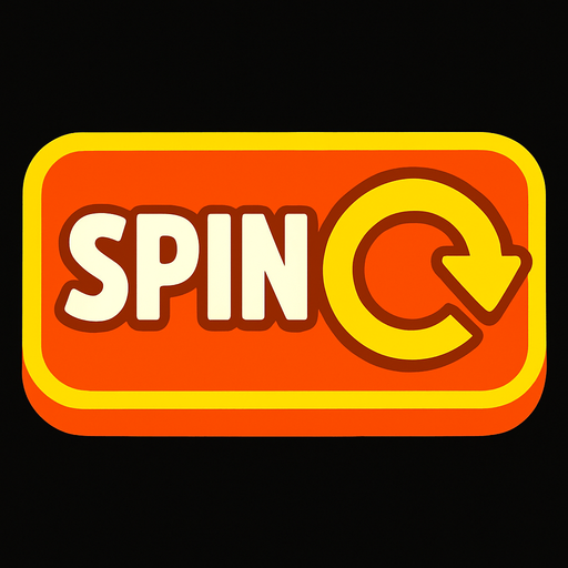 spin button.
In-Game asset.  2d.  High contrast.  No shadows