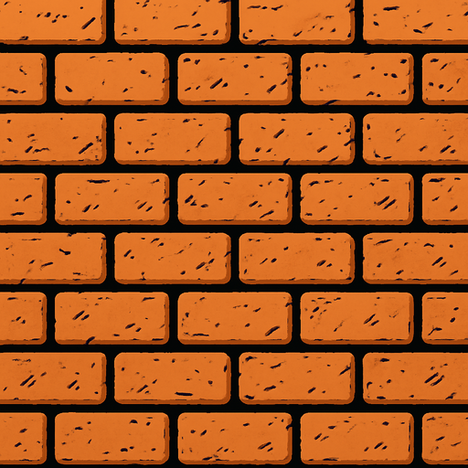 suelo de ladrillos.
In-Game asset.  2d.  High contrast.  No shadows