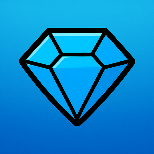 Blue gradient background starting lighter blue at the top of the image and going to a darker blue at the bottom..
In-Game asset.  2d.  High contrast.  No shadows