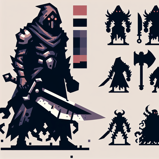 enemy.
Single Game Texture. In-Game asset. 2d. Blank background. High contrast. No shadows.