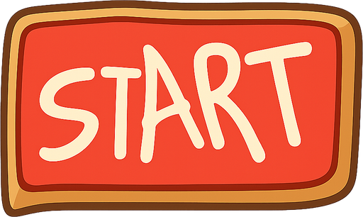Start button
. No background. Transparent background. Blank background. No shadows. 2d. In-Game asset. flat