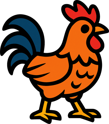 Horoz.
In-Game asset.  2d.  High contrast.  No shadows