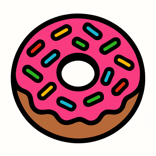 donat.
In-Game asset.  2d.  High contrast.  No shadows