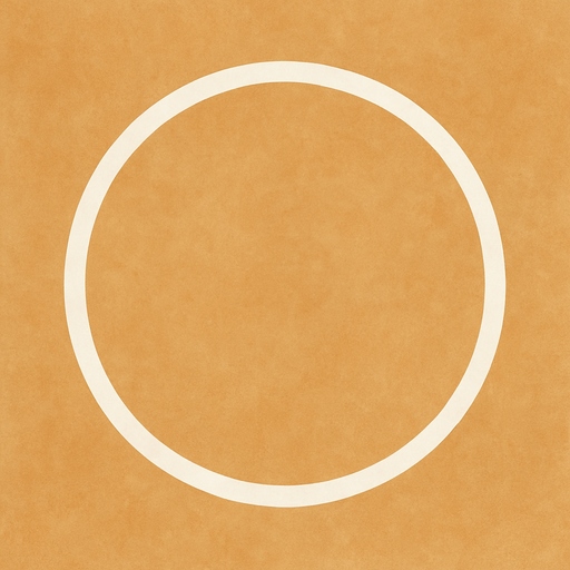 white circle.
empty inside