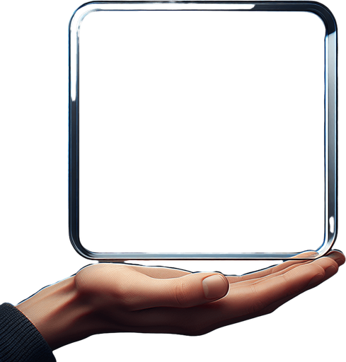 transparent  rectangle with rounded corners.