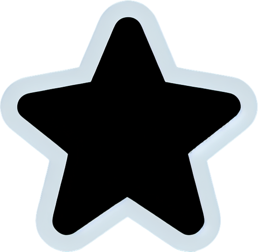 small star.
Single Game Texture. In-Game asset. 2d. Blank background. High contrast. No shadows.