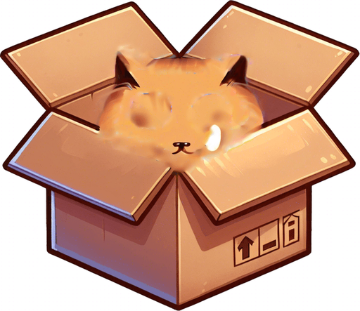 Detail the head and ears of a cute chibi ginger cat looking into the camera. Cheeky, happy.