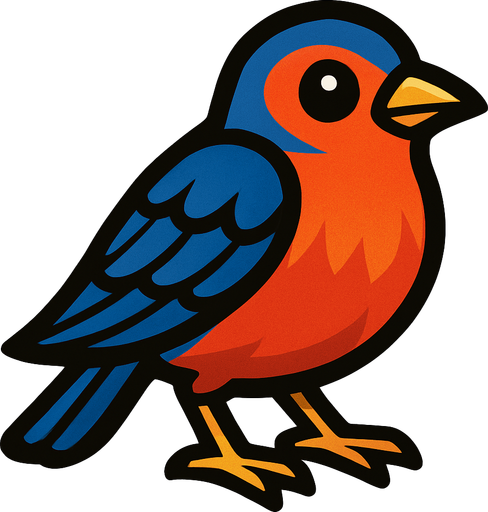 Bird.
In-Game asset.  2d.  High contrast.  No shadows