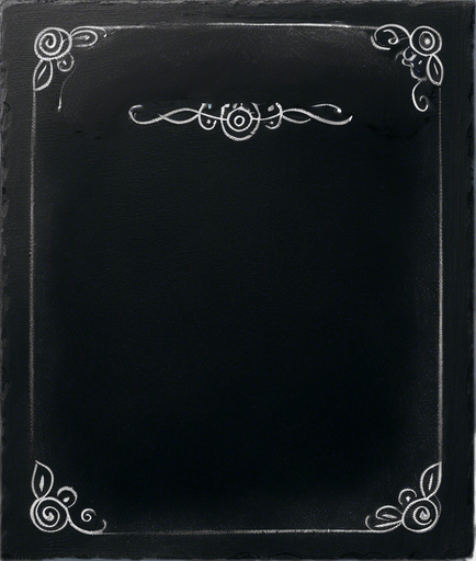 Text "NOVICE BLEND" in chalk, handwritten