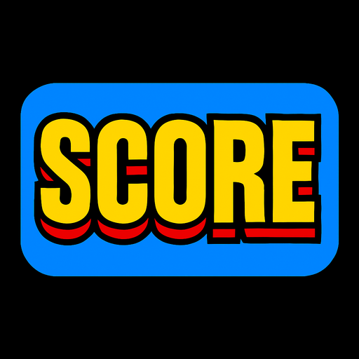 Score.
In-Game asset.  2d.  High contrast.  No shadows